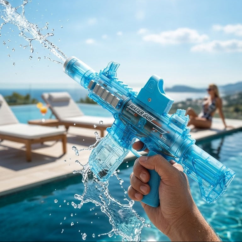 Pistolet à eau M416 Bleu