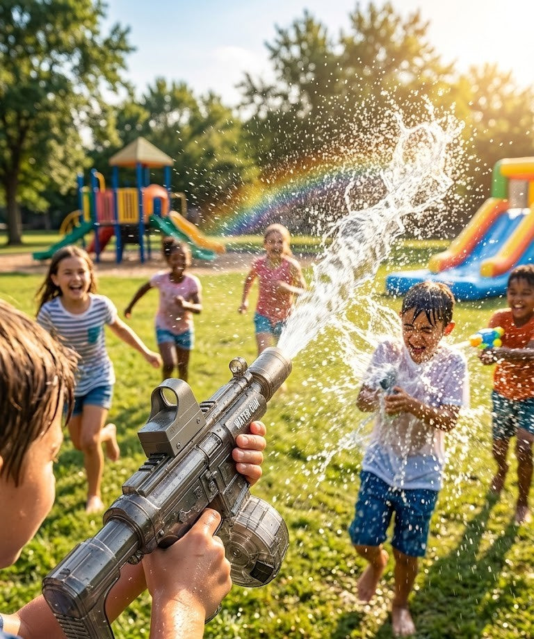 🔫Pistolet à Eau Électrique Rechargeable LED pour Enfants | Shop & Fraish