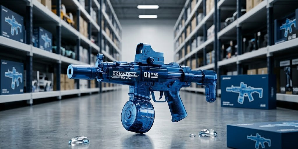 🔫Pistolet à Eau à Batterie Rechargeable Bleu| Shop & Fraish
