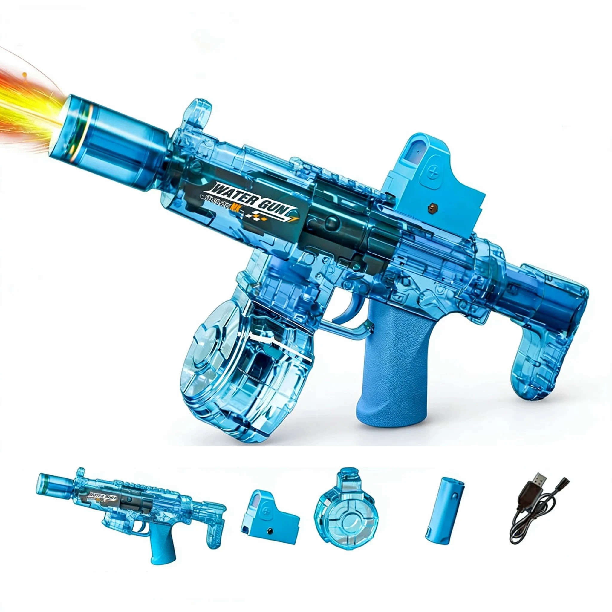 Pistolet à eau M41 Bleu